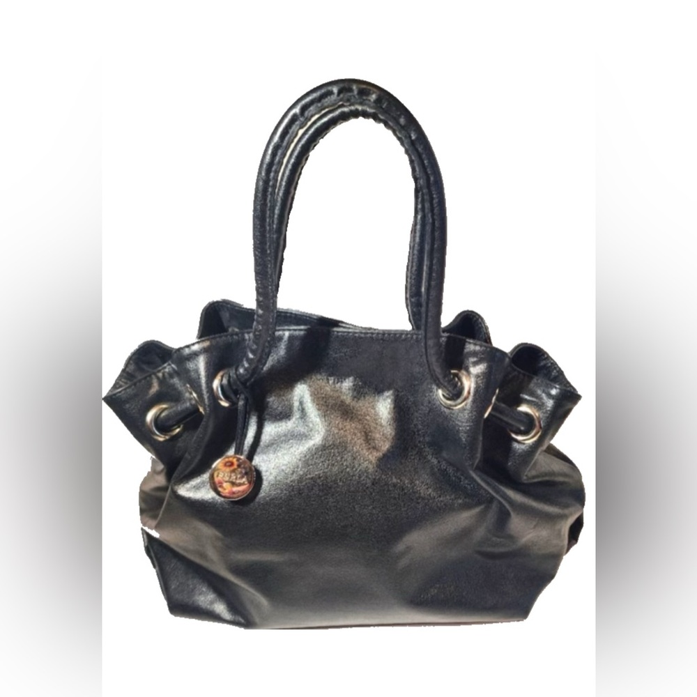 Furla Black Handbag - EUC
